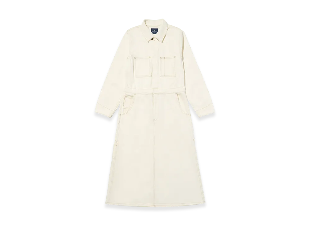 LEVI'S Bluetab Boiler Dress "White"