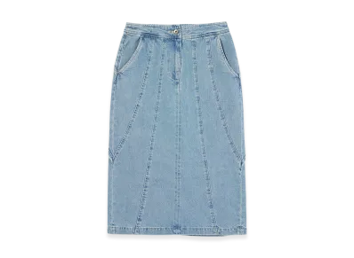 LEVI'S Bluetab Seamed Skirt "Light Blue"