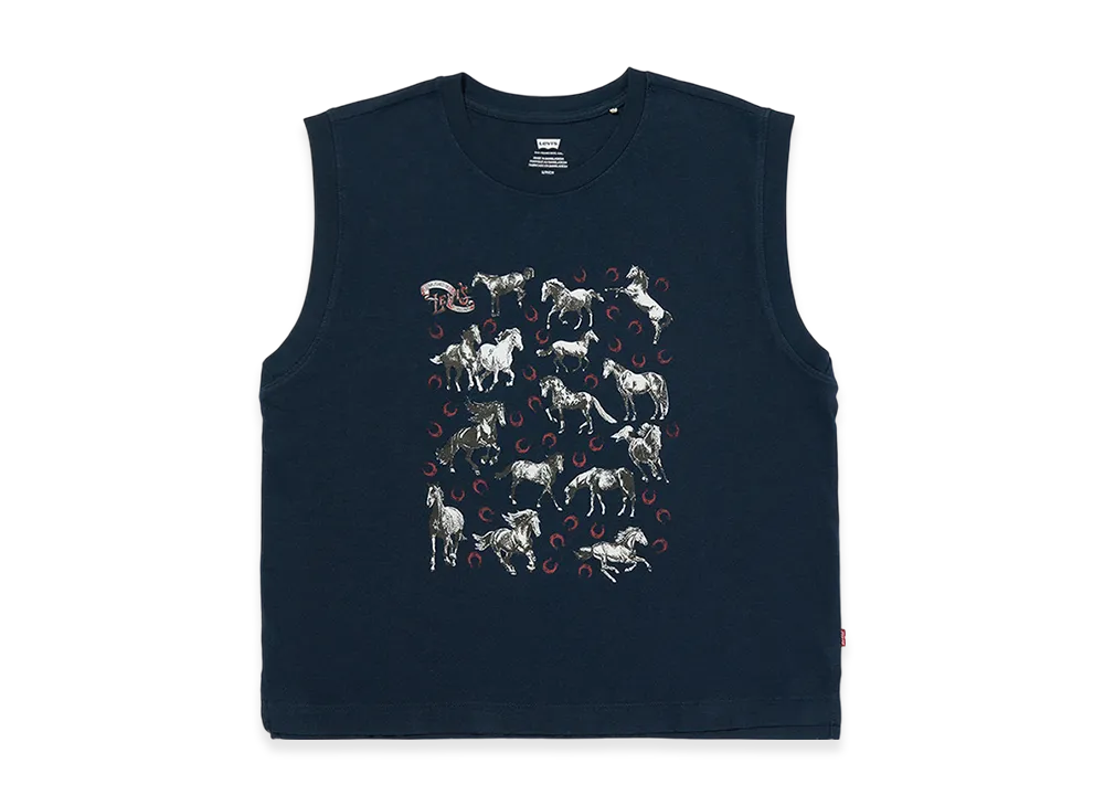 LEVI'S Boxy Tank Top "Navy"