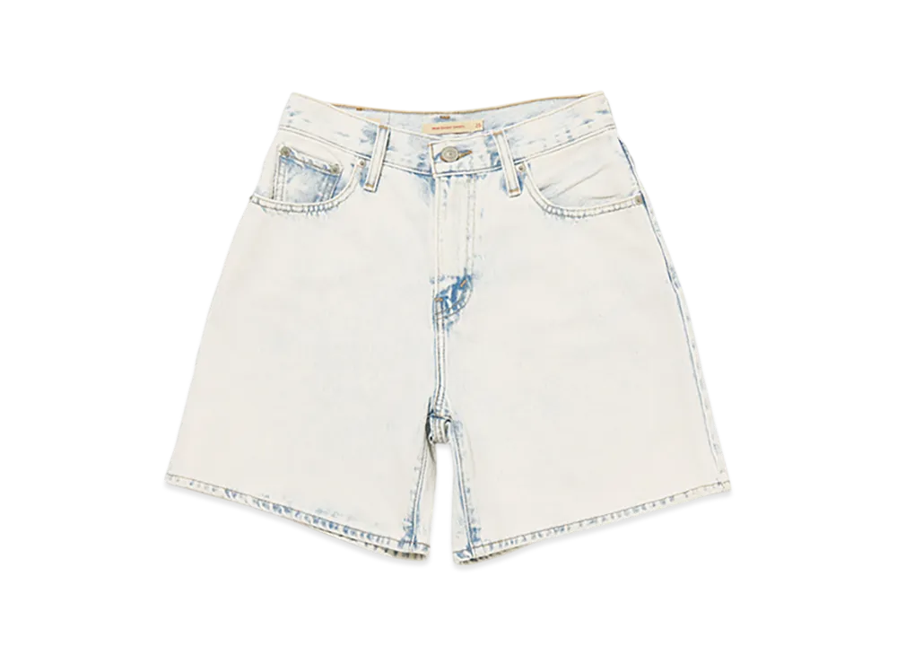 LEVI'S High Baggy Short Pants "Light Indigo"