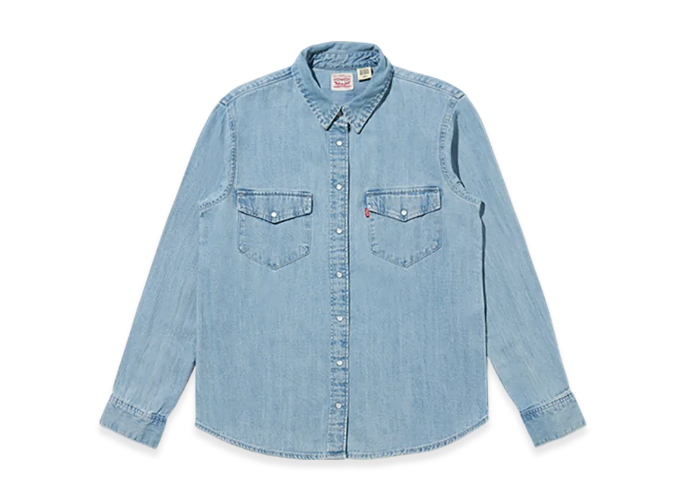 LEVI'S Iconic Western Shirt "Light Indigo"