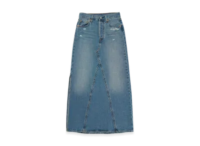 LEVI'S Iconic Long Skirt "Medium Indigo"