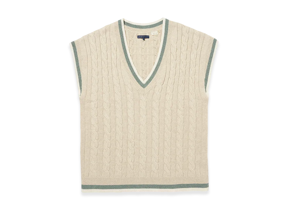 LEVI'S Made&Crafted Knit Vest "Off White"