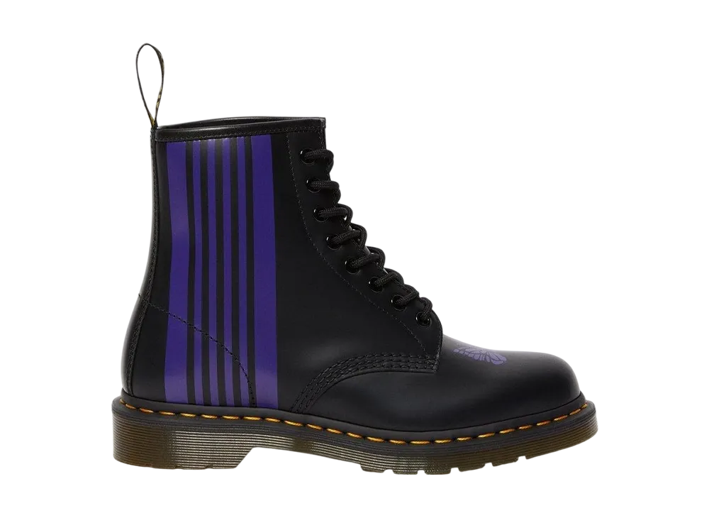 ニードルズ × ドクターマーチン 1460 アンクルブーツ "ブラック/パープル"