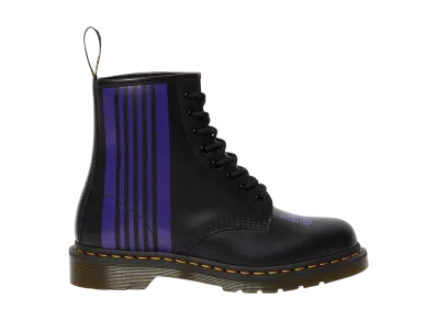 Needles × Dr.Martens 1460 Ankle Boots "Black/Purple"