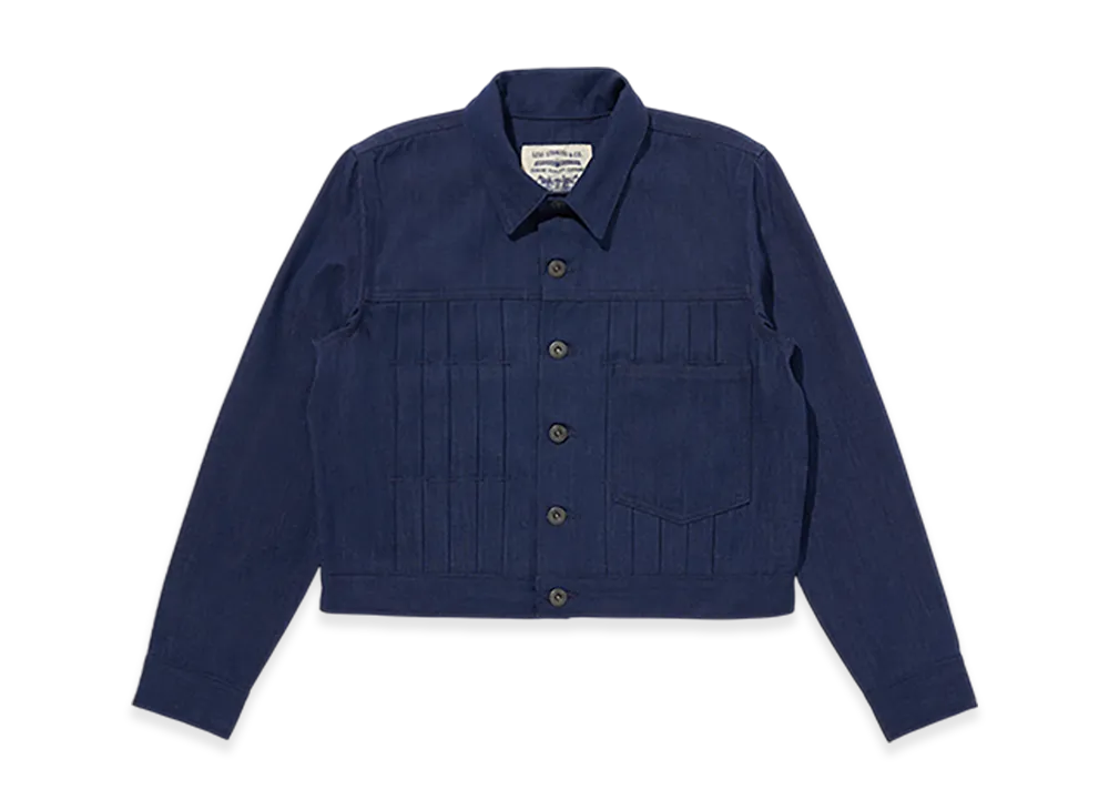 LEVI'S Made&Crafted Pleats Trucker Jacket "Navy"