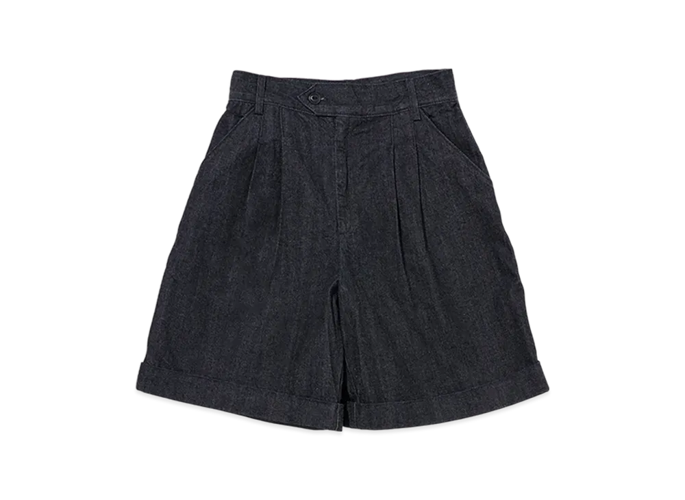 LEVI'S Made&Crafted Pleats Shorts "Medium Indigo"