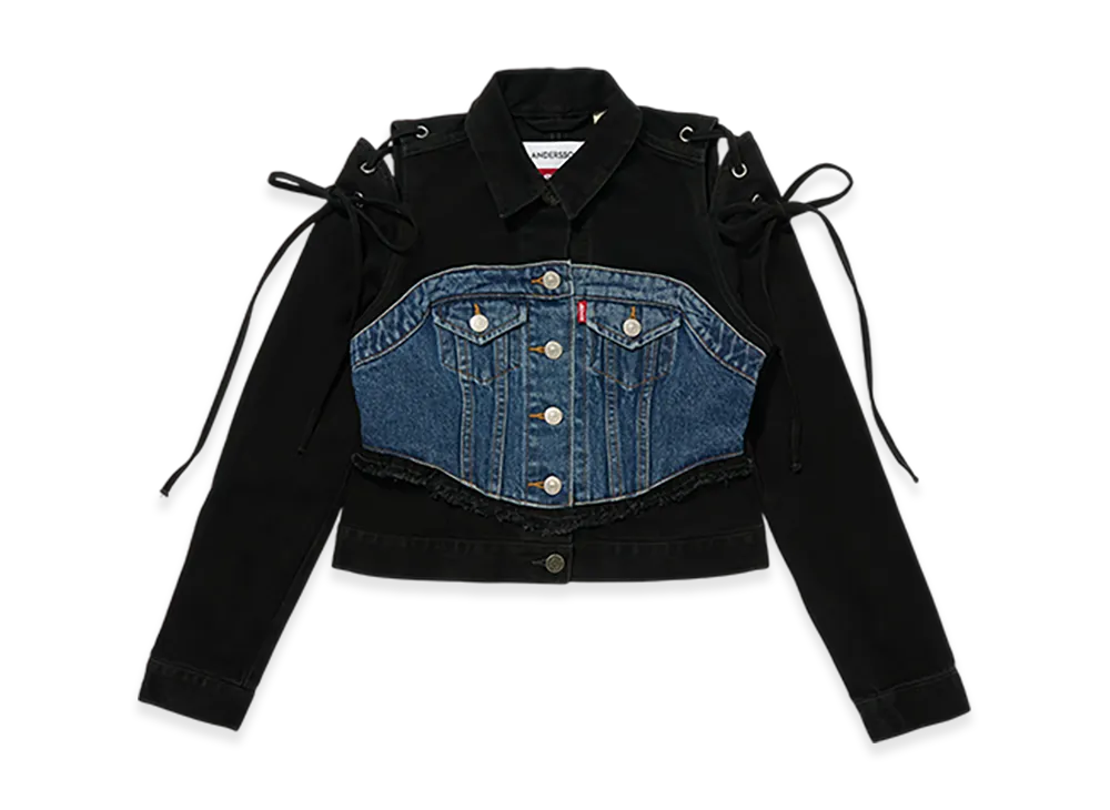 LEVI'S ADSB Andersson Bell Half Trucker Jacket "Black"