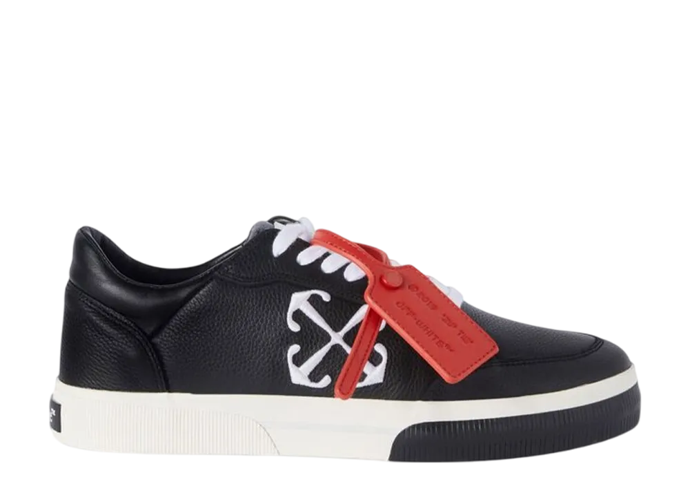 オフホワイト ニュー ロー ヴァルカナイズ レザー "ブラック"