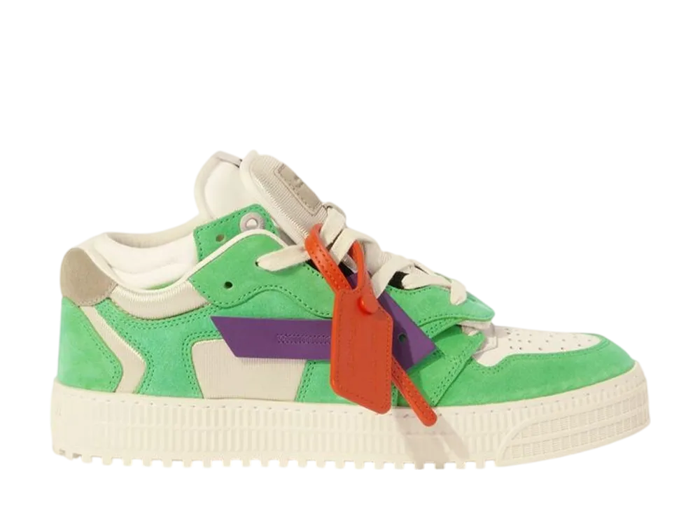 オフホワイト フローティング アロー "パープル/グリーン"