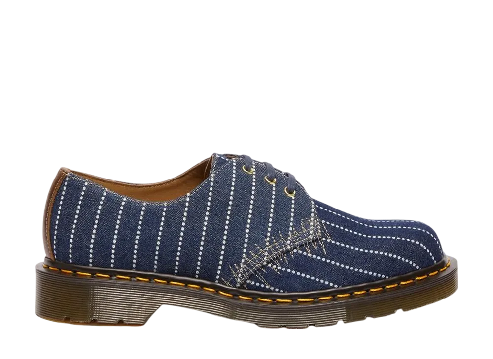 Dr.Martens 1461 Pinstripe 3-Eye Shoes "Dark Blue"