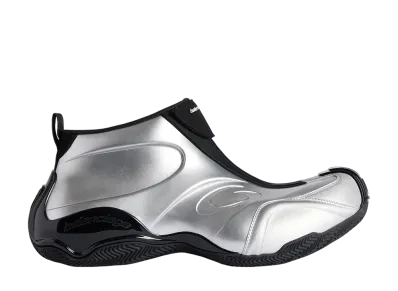 バレンシアガ バスケットボール スニーカー "シルバー/ブラック"