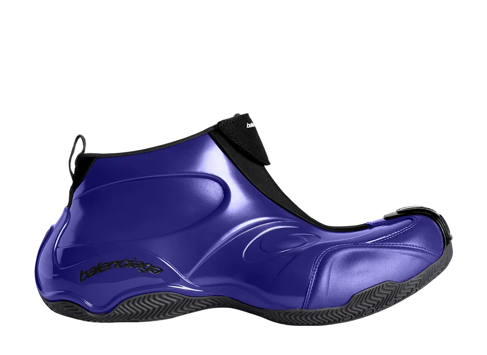 バレンシアガ バスケットボール スニーカー "メタリックブルー"