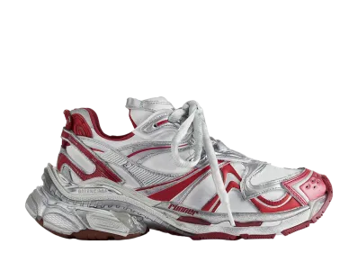 バレンシアガ バスケットボール スニーカー "オフホワイト/レッド/ブラウン"