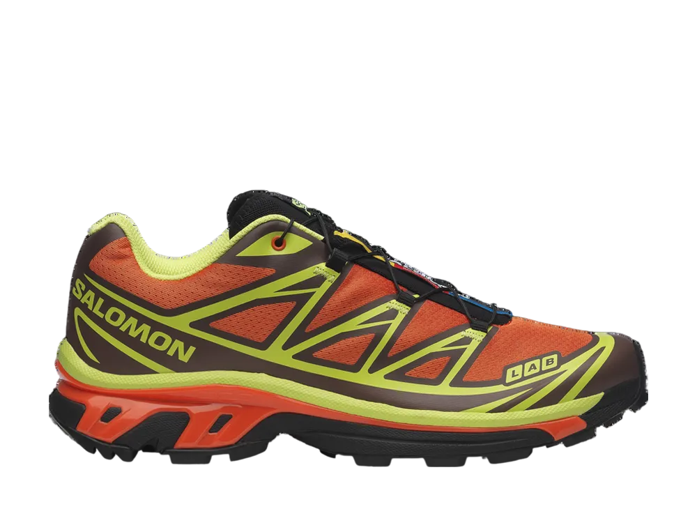Salomon XT-6 "Red Orange/Sharp Green/Black"