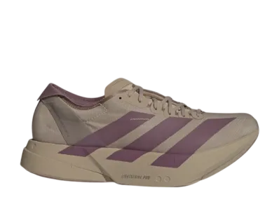 adidas Adizero Adios Pro 4 "Blanch Cargo/Shadow Fig/Iron Metallic"