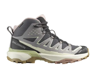 Salomon Women's X Ultra 360 Edge Mid GORE-TEX "Nine Iron/Gull/Lime Cream"