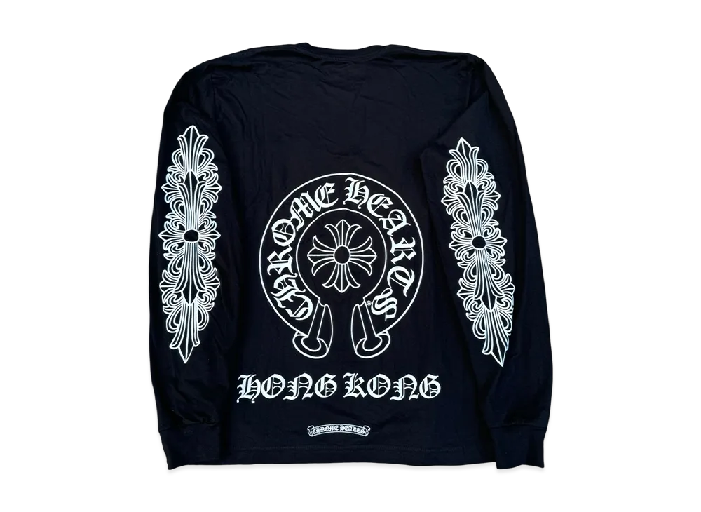 Chrome Hearts Horseshoe L/S T-Shirt Hong Kong Exclusive "Black"