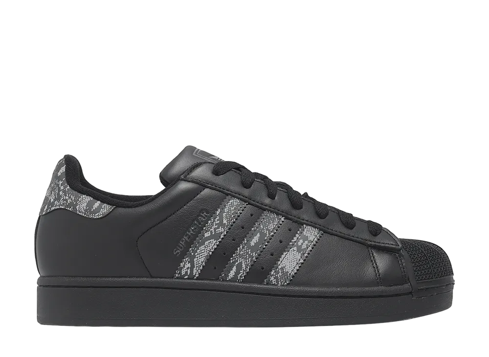 アディダスオリジナルス スーパースター2 "コアブラック/スネークスキン"