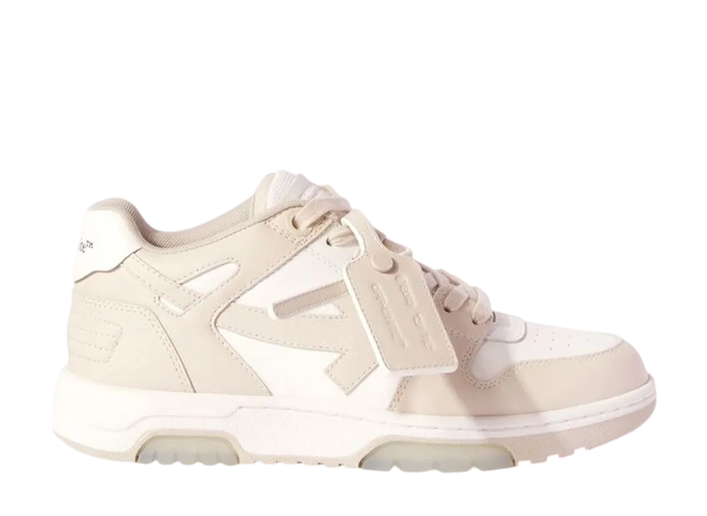 Off-White Women's Out Of Office Calf Leather "White/Beige"