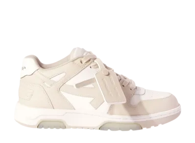 Off-White Women's Out Of Office Calf Leather "White/Beige"