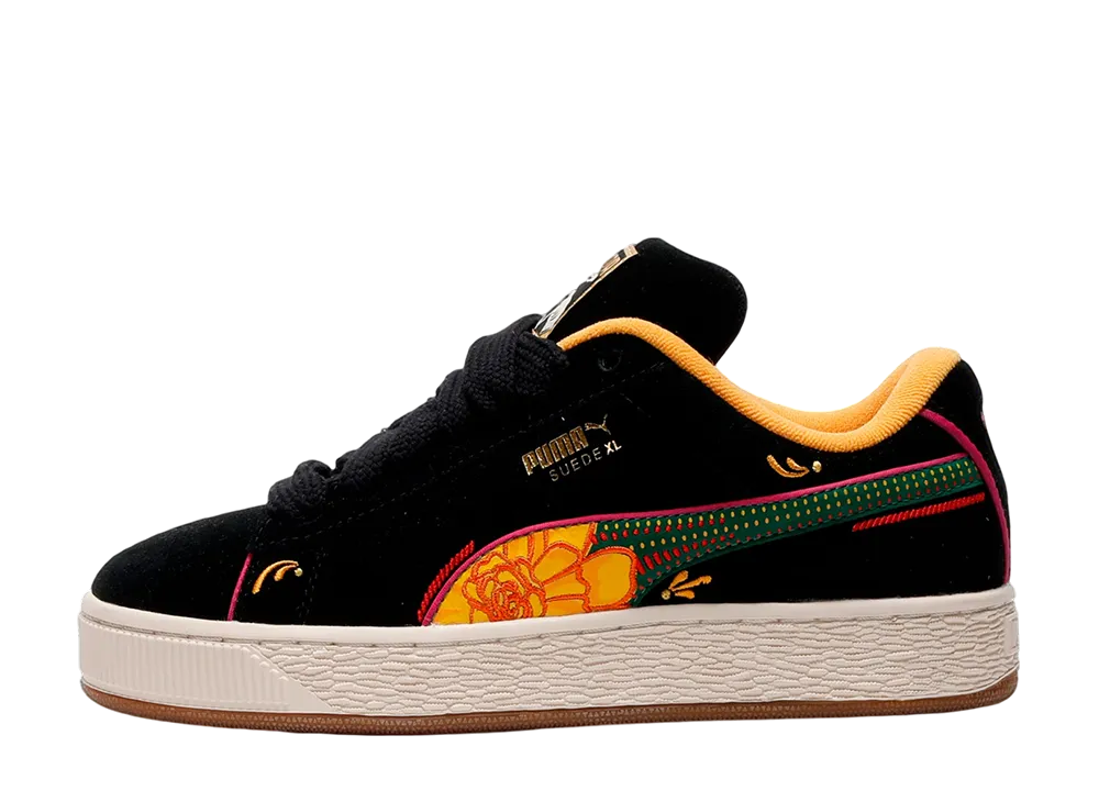 Puma Suede XL La Catrina "Black/Yellow Sizzle"