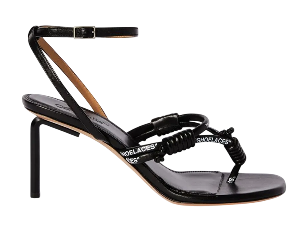 オフホワイト ウィメンズ アレン シューレース サンダル70 "ブラック"