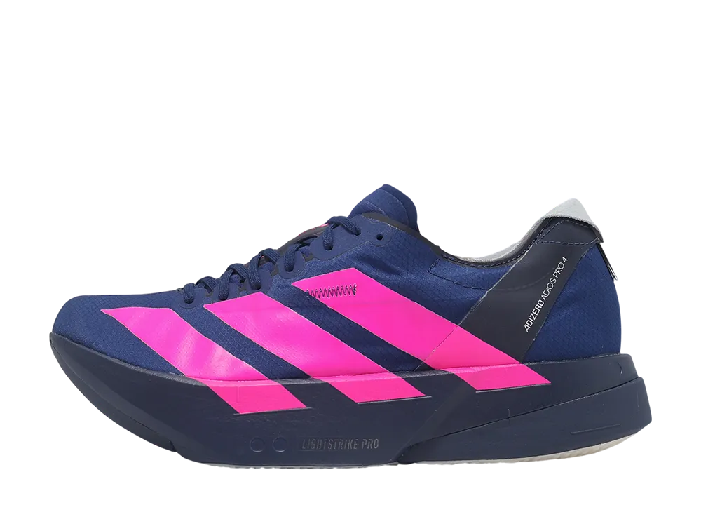アディダス アディゼロ アディオス プロ4 "ダークブルー/ショックピンク"