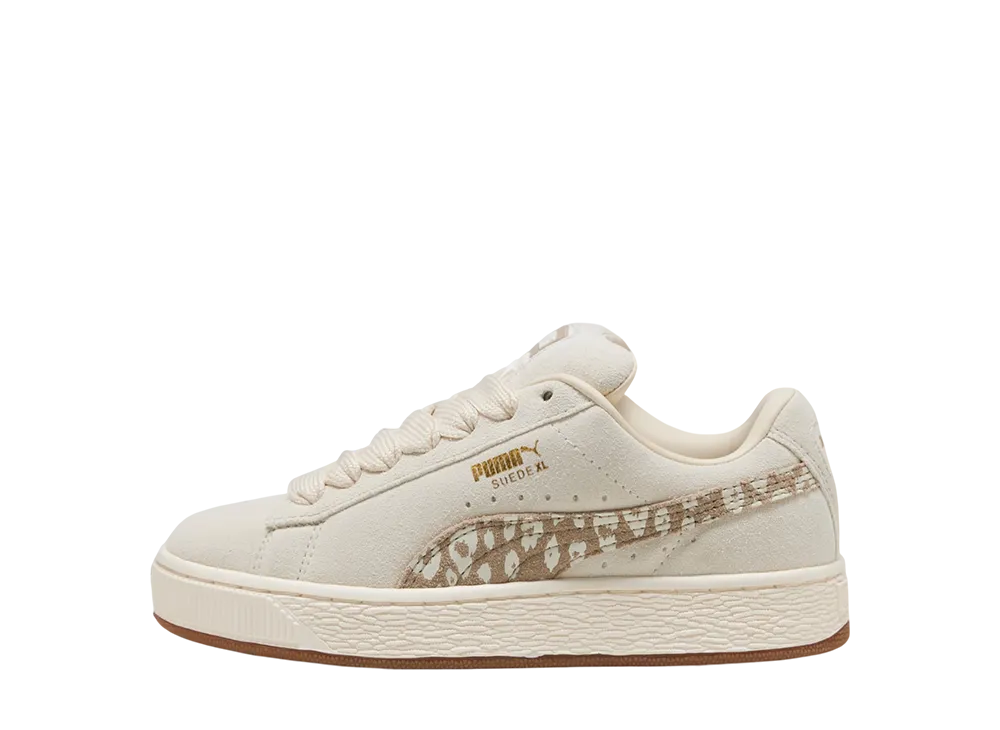 Puma GS Suede XL Leopard "Alpine Snow/Warm White"