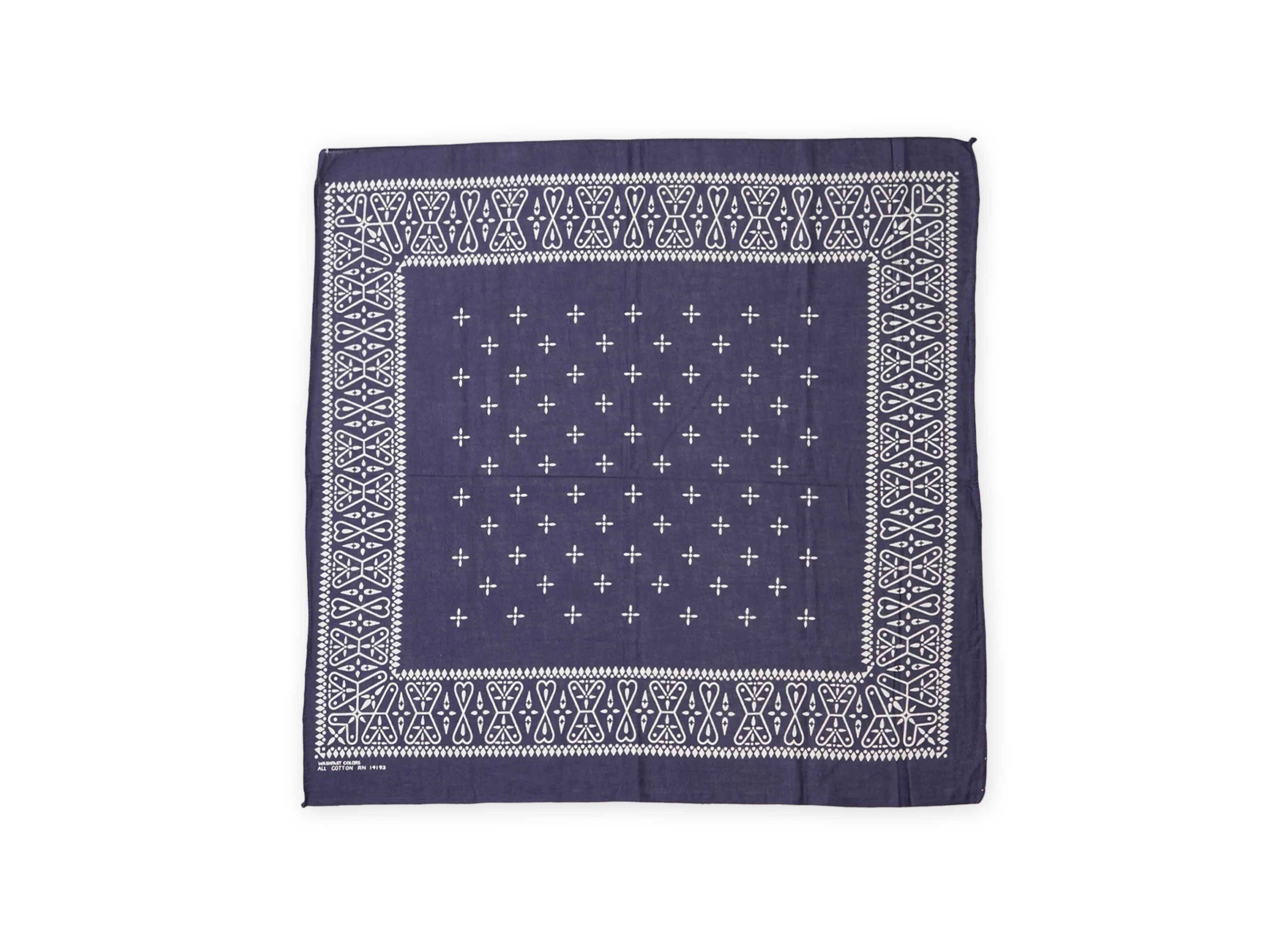 60-70's Bandana Dead Stock "Navy"
