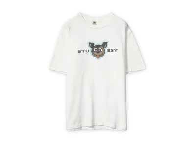 Stussy 90's Dog T-Shirt "White"