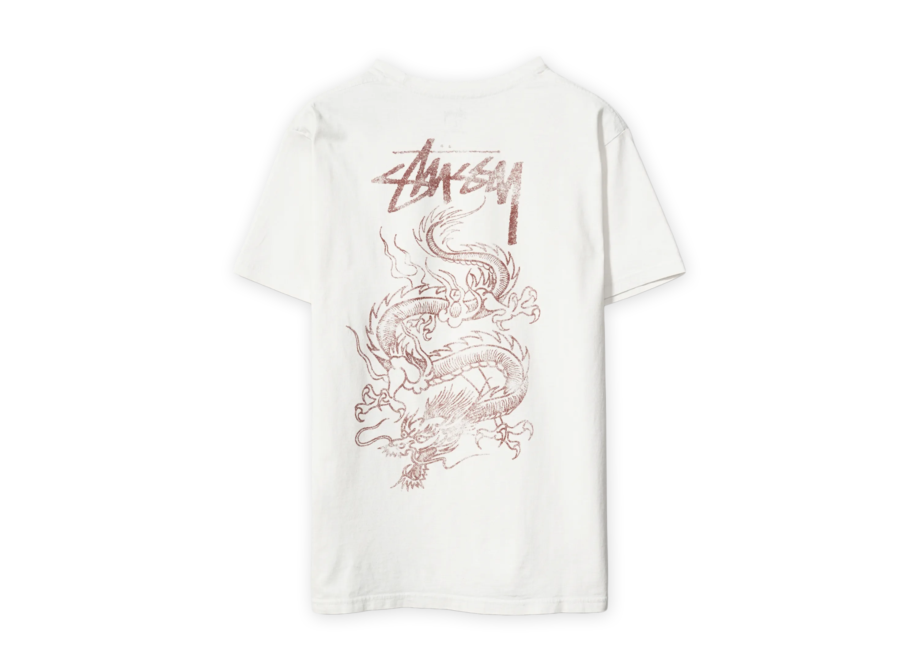 ステューシー 00年代 ドラゴン Tシャツ "ホワイト"