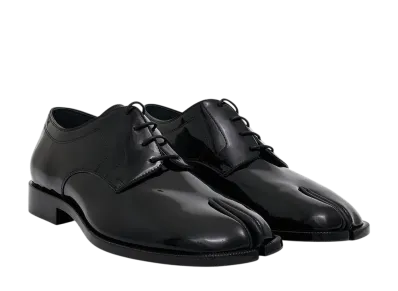 Maison Margiela Tabi Patent Brogues "Black"