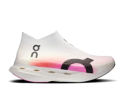 On Cloudboom Strike LS "White/Raspberry"