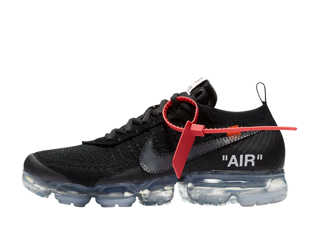 Off-White × Nike Air Vapormax "Black/Total Orange/Clear"