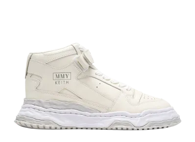 Maison MIHARA YASUHIRO KEITH OG Sole Leather High-top Sneaker "White"