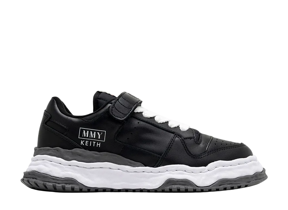 メゾンミハラヤスヒロ キース オリジナルソールレザーローカットスニーカー "ブラック" (A15FW738)