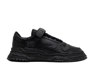 Maison MIHARA YASUHIRO KEITH OG Sole Leather Low-top Sneaker "Black/Black"