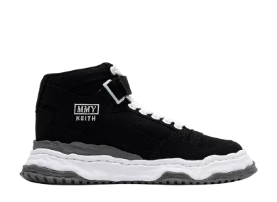 Maison MIHARA YASUHIRO KEITH OG Sole Canvas High-top Sneaker "Black"
