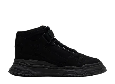 Maison MIHARA YASUHIRO KEITH OG Sole Canvas High-top Sneaker "Black/Black"