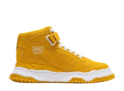 Maison MIHARA YASUHIRO KEITH OG Sole Canvas High-top Sneaker "Yellow"