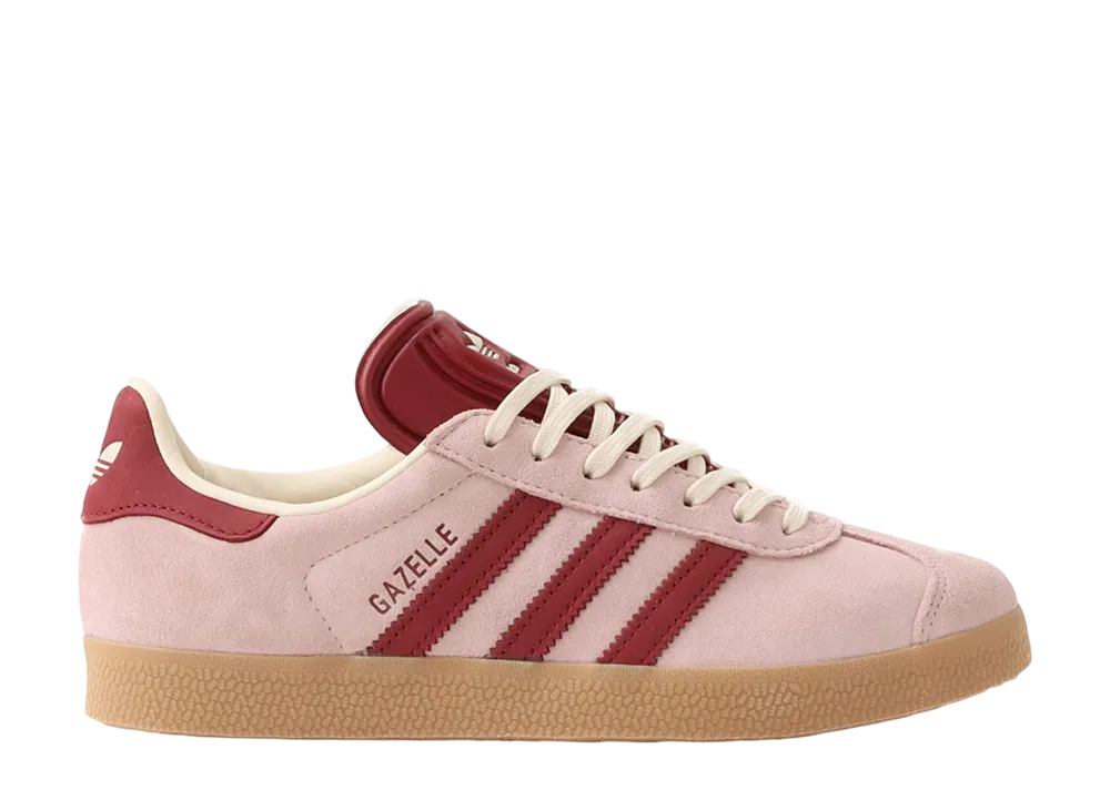 adidas Women's Gazelle "Clear Pink/Noble Maroon/Cream White"