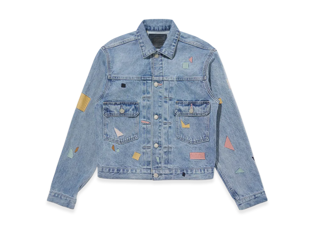 LEVI'S Made In Japan Type II Trucker Jacket Furikakeru "Medium Indigo"