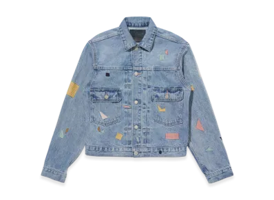 LEVI'S Made In Japan Type II Trucker Jacket Furikakeru "Medium Indigo"