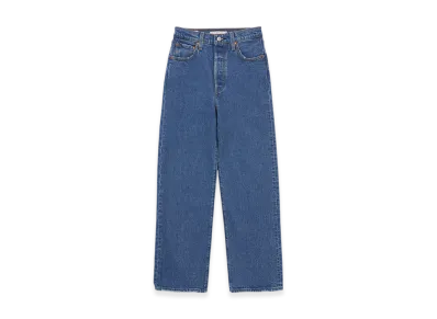 LEVI'S Ribcage Straight Jeans "Medium Indigo"