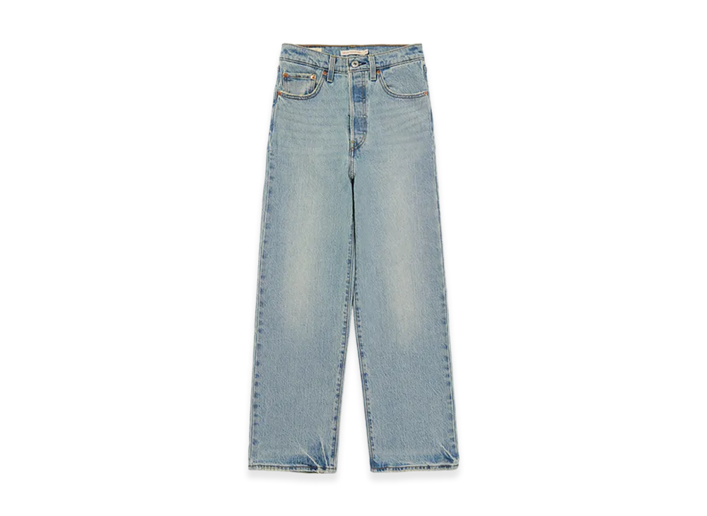 LEVI'S Ribcage Straight Jeans "Medium Indigo"