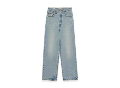 LEVI'S Ribcage Straight Jeans "Medium Indigo"