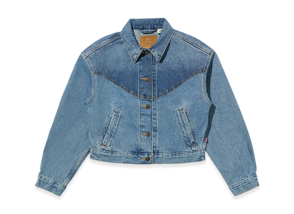 LEVI'S Shrunken 90s Trucker Jacket "Medium Indigo"