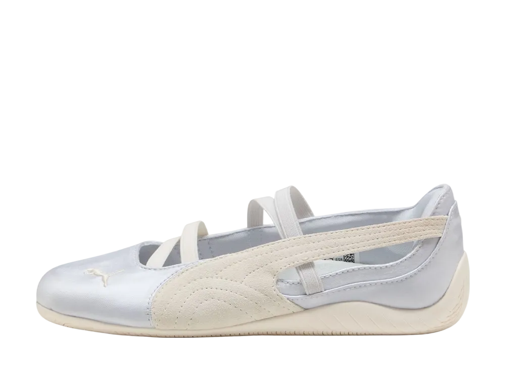 プーマ ウィメンズ スピードキャット サテン バレエ "シルバーミスト/ウォームホワイト"