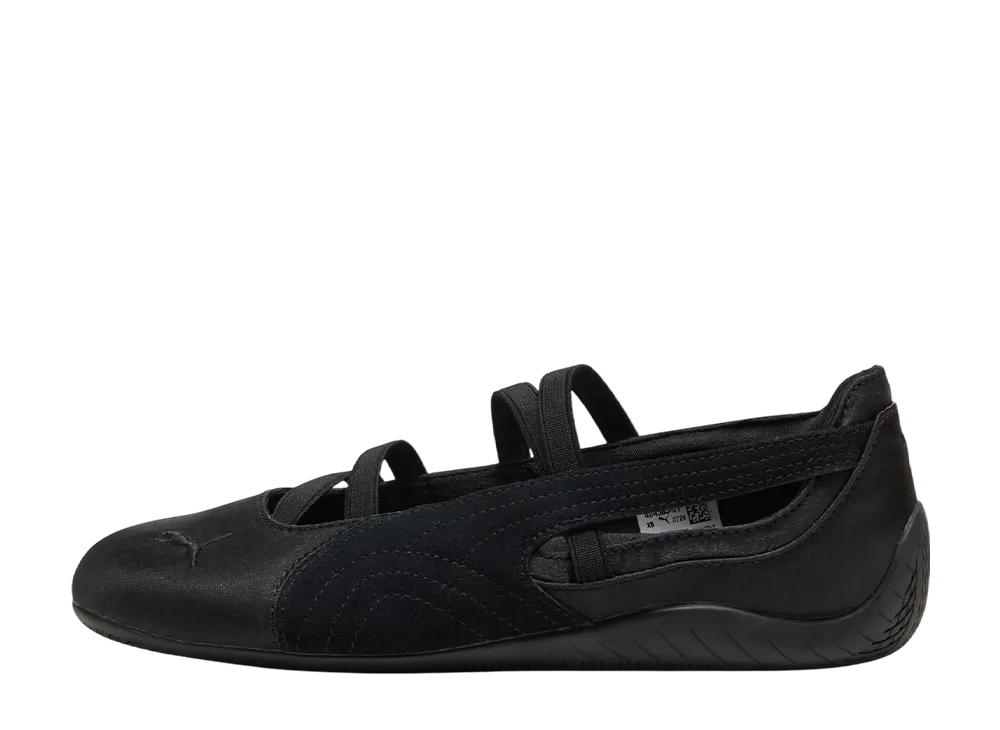 プーマ ウィメンズ スピードキャット サテン バレエ "プーマブラック/クールダークグレー"